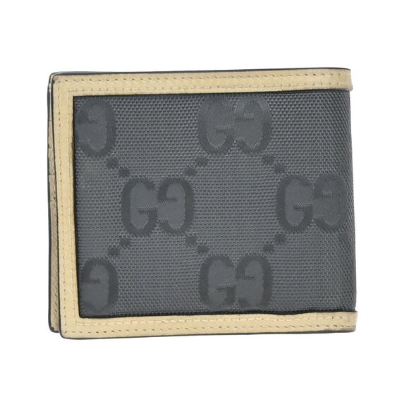 GUCCI GG Pattern Off The Grid Compact Wallet Canvas Leather Beige Gray 09EG261 - Picture 15 of 16